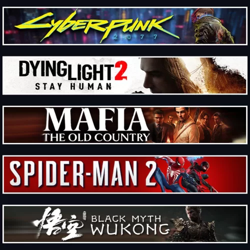 Cyberpunk +DY2 +Mafia +Spider 2 +Wukong